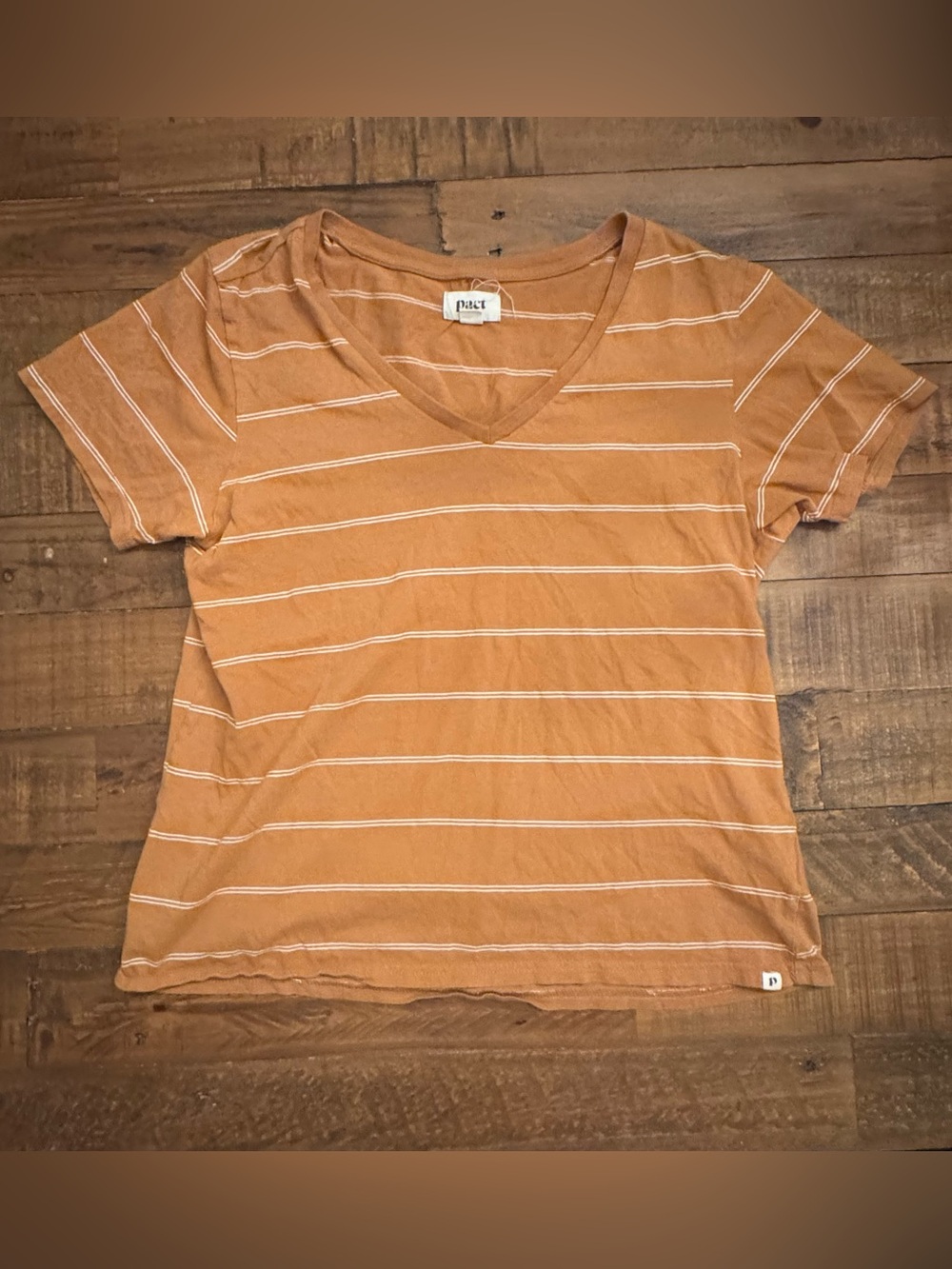 PACT Soft Spun Vneck Tee